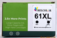 RELCOLOR CHINA #61XL 1ct. BLACK INK CARTRIDGE picture