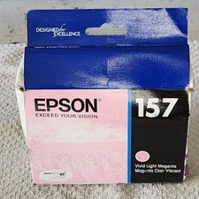 Epson 157 Vivid Light Magenta Ink Cartridge Genuine New Sealed EXP 2024 picture