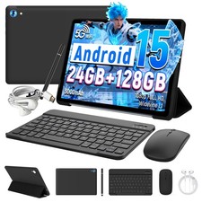 2026 10 inch Android 15 24GB RAM 128GB Tablet Touch Screen  LCD Wi-Fi Bluetooth picture