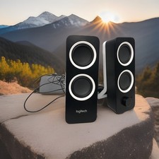 Logitech Z200 2.0 Stereo Multimedia Speakers 3.5mm Connection - Black picture