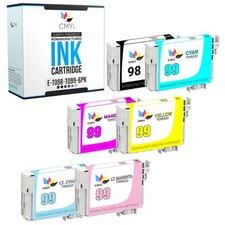 6-Pack CMYi Replacement Epson 98 99 Combo Pack Ink for Artisan 835 837 700 710 picture