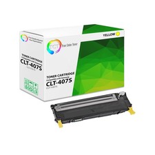 TCT CLT-Y407S Yellow Toner Cartridge For Samsung CLP320 CLP325 CLX3180 CLX3185 picture