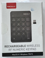 MACALLY RECHARGEABLE WIRELESS RF NUMERIC KEYPAD FOR MAC AND WINDOWS picture