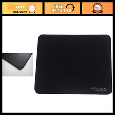 Large Black Gaming Mouse Pad - 19.29x16.54 Inches, Durable Polyester, Non-Slip picture