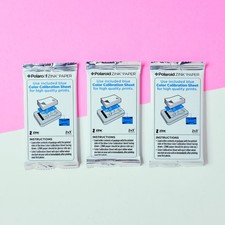Polaroid Zink Printer Paper 2x3 10 Sheets Lot of 3, 30 Sheets Total picture