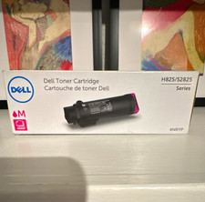 Dell Genuine NIB High Yield Magenta Laser Toner Cartridge for H825/S2825 4NRYP picture