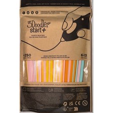3Doodler Start+ Plastic Bulk Bag 250 Pieces Fire & Ice Mix 3DS-ECO-MIX1-250 NEW picture