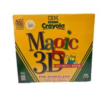 Crayola Magic 3D Coloring Book (Ages 2+) PC CD for Windows -sealed L7 picture