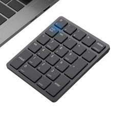 Havit Bluetooth Wireless Numeric Keypad 26-Key Rechargeable Number Pad Black picture