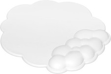 JIKIOU Mouse Pad Wrist Support with Leather Surface,Cloud Wrist Rest Mousepad... picture
