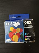Epson 288 Ink Cartridges Cyan Magenta Yellow Genuine Best By Date: 08/2019 picture