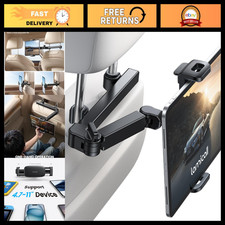 Adjustable 3-in-1 Car Headrest Tablet Holder with Extension Arm - Universal Fit picture