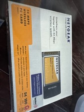 Netgear 54 Mbps Wireless PC Card WG511 V2 NOS/Sealed~2006 Vintage picture