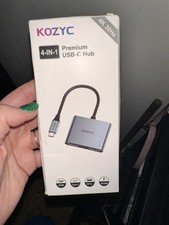 KOZYC 4-in-1 USB-C Hub Silver 4K 30Hz HDMI PD 100W USB 3.0 Adapter picture