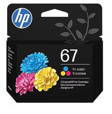 NEW FACTORY SEALED HP 67 TRI COLOR INK CARTRIDGE EXP 08/2028 picture