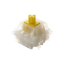 GATERON G Pro Milk Yellow Switch Mechanical Keyboard 5-Pin Lubed Linear picture