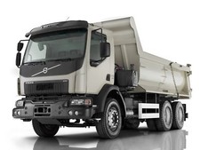 Cars 2014 volvo vm 330 64 tipper dumptruck semi tractor Desk Mat Stitched picture