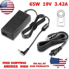65W 19V Charger AC Power Adapter Chicony A12-065N2A For Toshiba Satellite w/Cord picture