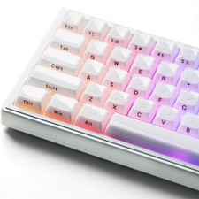 White Jelly Keycaps 3.0, Shine Through Keycaps picture