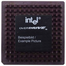 Intel 80486 Overdrive 66MHz SZ904 DX2ODPR66 CPU Socket/Socket PGA168 Vintage picture