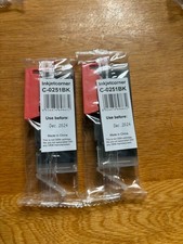 Compatible Canon 251BK Black Ink Cartridges Lot of 2 New Sealed Exp 12/2024 picture