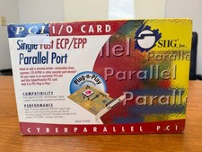 SIIG IO1839 PCI CYBERPARALLEL I/O Card Single Fast ECP/EPP Parallel Port picture