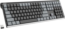 Gray 2.4G Wireless Mechanical Gaming Keyboard Tactile Brown Switches picture