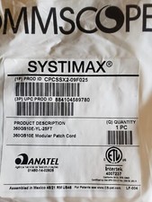 commscope systimax CPCSSX2-09F025 yellow- lot of 5 picture