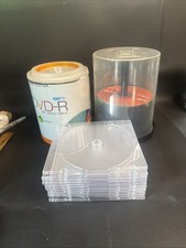 Memorex DVD-R 120 (154 Total) Blank Recordable Discs New In Box 11 ClearCD Cases picture