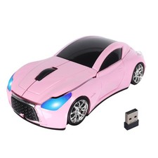 Car Mouse Wireless Cool Sport Car Shaped Computer Mice with LED Headlight USB picture