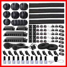 311Pcs Cable Management Organizer Kit 4 Cable Sleeve Split picture