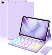 Harvopu for Galaxy Tab A11 Plus/A9 plus Case with Keyboard-Wireless Mouse picture