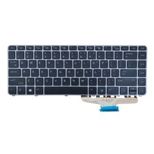NEW US Sliver Keyboard with Backlit for HP Elitebook Folio 1040 G3 818252-001 picture