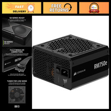 750W ATX Power Supply, PCIe 5.1 Ready, High Efficiency, Quiet Cooling, Black picture