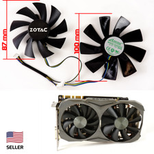 Full Set GPU Fans 87mm 100mm Zotac 1060 1070 1080 Ti 2070 Mini GA92S2H GAA8S2... picture