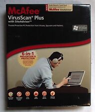 McAfee Virus Scan Plus Site Advisor CD for Windows 2007 Vintage Software picture