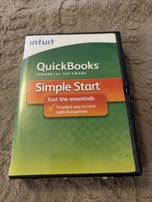 Intuit QuickBooks Accounting Software Simple Start 2010 VGUC.  picture