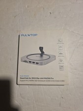 PULWTOP BD240D Stand Hub for Apple Mac Mini M4/M4 Pro w/ M.2 NVMe SSD Enclosure picture