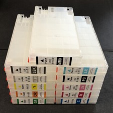 Compatible Stylus Pro 4900/4910 Refillable Ink Cartridge Auto Reset Chips 11X275 picture