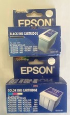 New Epson 720/1440dpi COLOR Ink Cartridge S020191 and BLACK 720/1400dpi S020189 picture