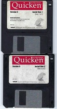 ITHistory SOFTWARE APPLE (1994)  QUICKEN  V5 Mac (Intuit) 2 x 3.5
