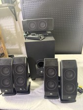 Logitech X-540 5.1 Surround Sound Speaker System Subwoofer & Wired Control Pod picture