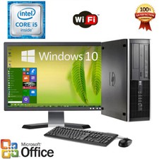 Fast HP Desktop Computer PC Core i5 SSD 1TB 16GB 23