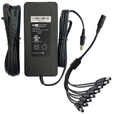 Power Supply Adapter with 8 way Splitter Security system CCTV Camera 12V 5 amp picture