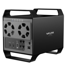 4-Bay 10Gbps Hard Drive Enclosure with Cooling Fan for 2.5/3.5