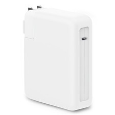 Seanai Silicone Charger Case for MacBook Pro 96W, White picture