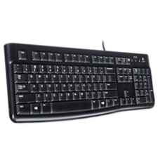 Logitech K120 Ergonomic Desktop Wired Keyboard USB Black (920002478) - [LN]™ picture