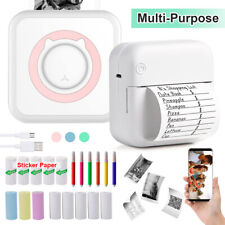Mini Pocket Thermal Printer Wireless Bluetooth Inkless Photo Printing with Paper picture