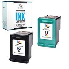 Compatible Ink Cartridges for HP 92 93 Black Tri-Color Ink Combo Pack picture