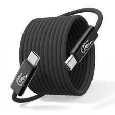 6FT Thunderbolt 5 Cable, 240W USB-C Charging, 80Gbps Data Transfer, 8K/4K Compat picture